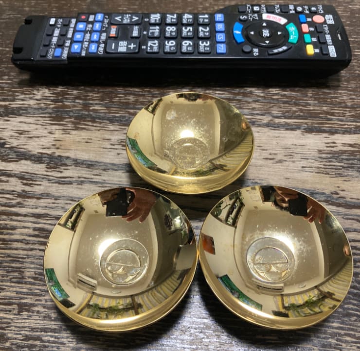 金メッキ　盃
