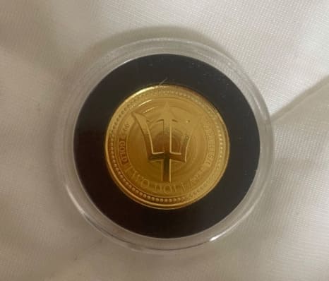 バルバドス金貨1/5オンス24K