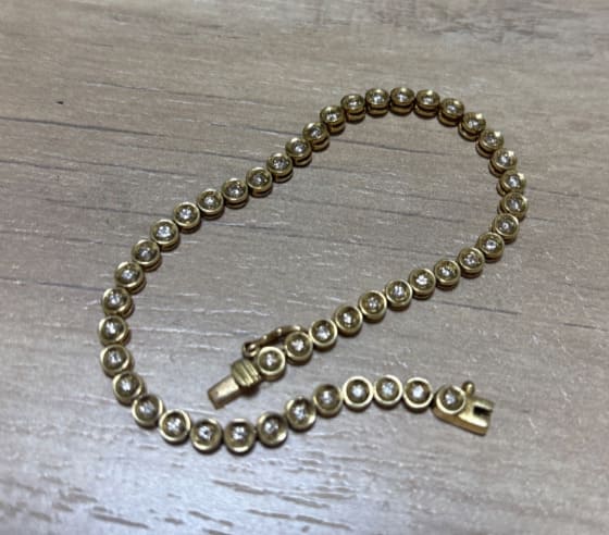 18金　ダイヤ　ブレスレット