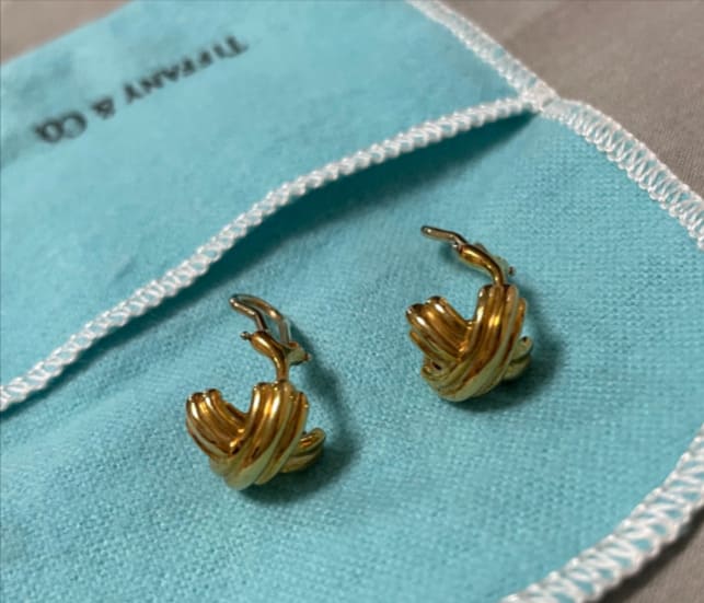Tiffany イヤリング　18金