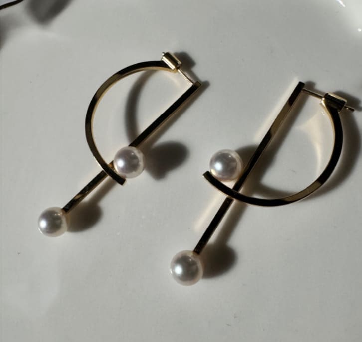 TASAKI キネティック イヤリング E-4145-18KYG