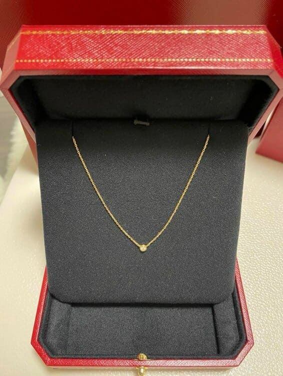 カルティエ　ダムール　xs 18KYG