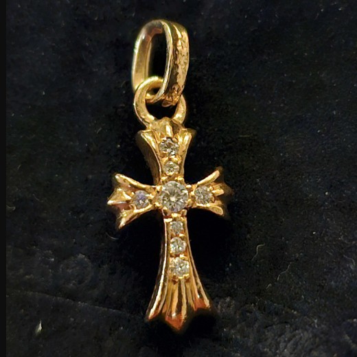 クロムハーツ　ベイビーファットパヴェダイヤ　チャーム