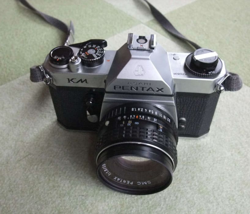 ASAHI　PENTAX　KM　レンズ　SMC　PENTAX　1：1.8/55