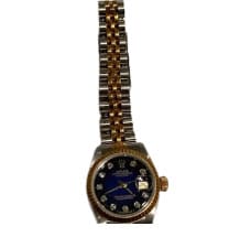 ROLEX ロレックス デイトジャスト 時計 Ｋ18ｘＳＳ 69173Gブルーグラデーション文字盤