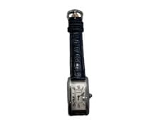 Cartier カルティエ タンクアメリカン SM 時計 750WG/社外ベルト W2601956
