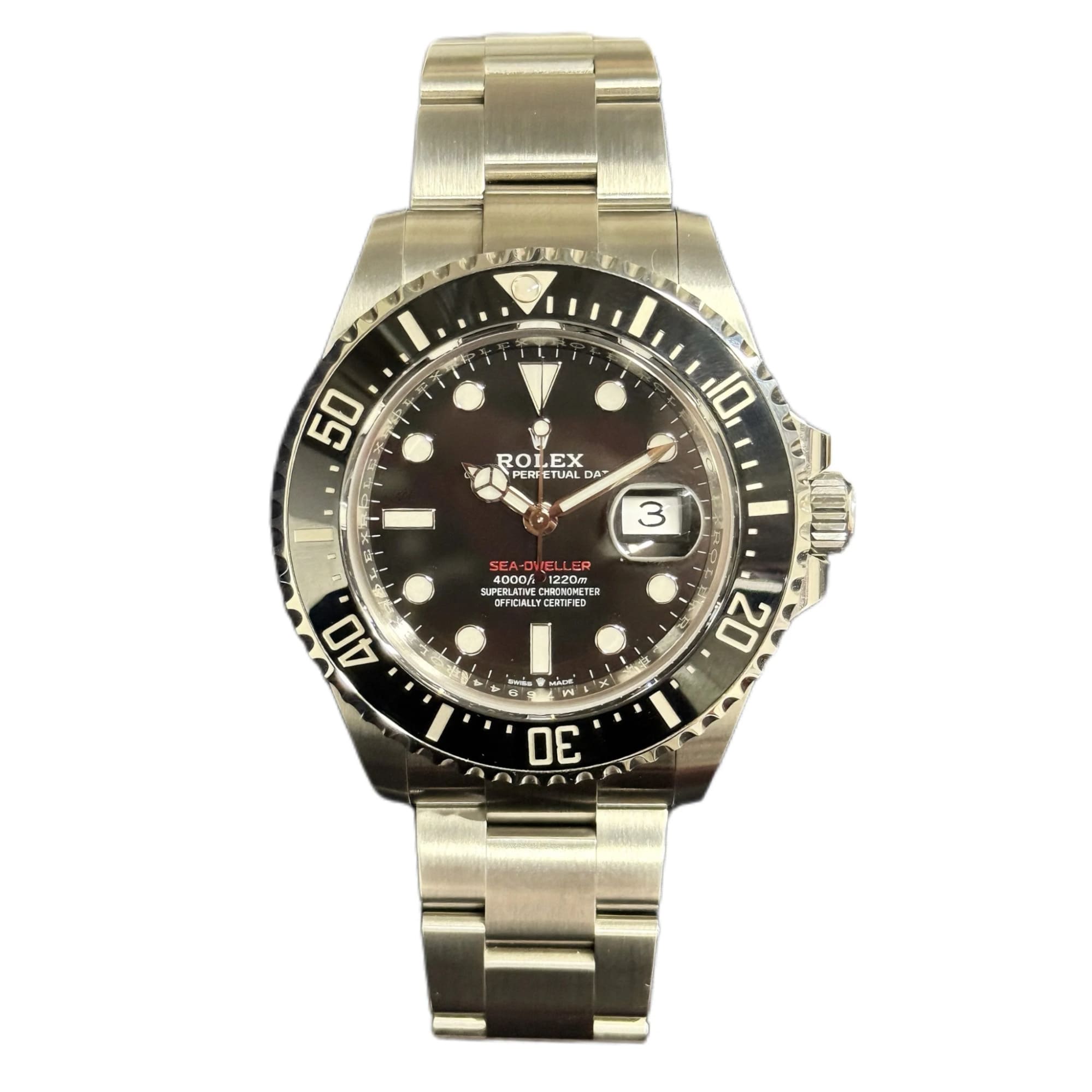 ROLEX ロレックス シードゥエラー 時計 SS 126600ブラック
