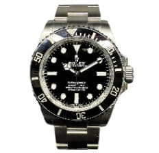 ROLEX ロレックス サブマリーナ・ノーデイト 時計 SS 124060ブラック