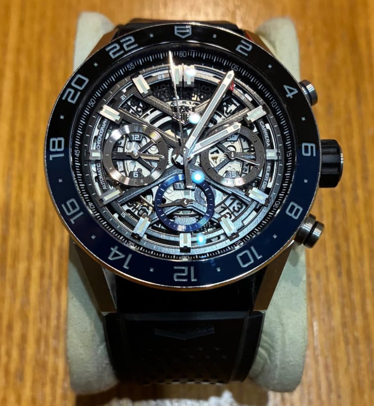 タグホイヤー カレラ TAG Heuer カレラ キャリバー ホイヤー02 クロノグラフ GMT CBG2A1Z.FT6157