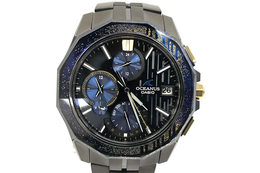 カシオ オシアナス マンタ OCW-S6000MB-1AJR ソーラー チタン ブラック