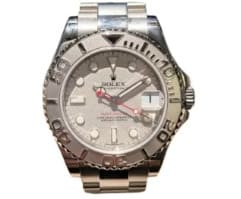 ROLEX ロレックス ヨットマスター　ロレジウム V番 時計 SS 168622シルバー