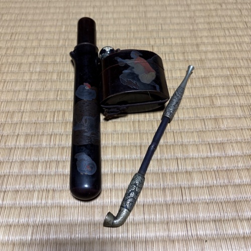 煙管 キセル 骨董品 アンティーク 煙管入れ タバコ 煙草入れ