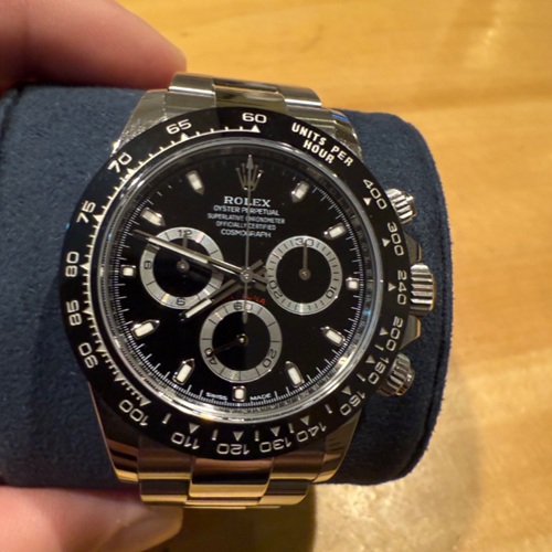 116500LN ステンレス ブラック文字盤