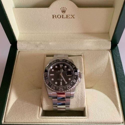 116710LN ブラック文字盤