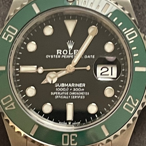 サブマリーナデイトグリーン