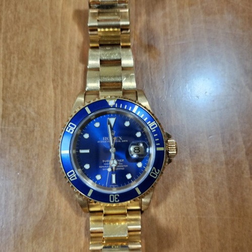 サブマリーナ 18k 青サブ