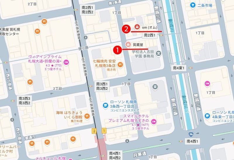 豊水すすきの駅北側
