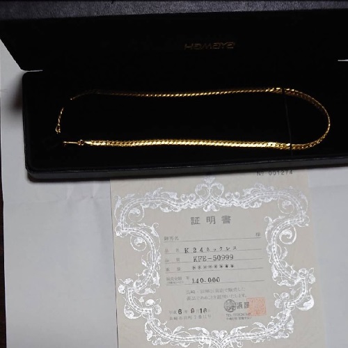 24金ネックレス