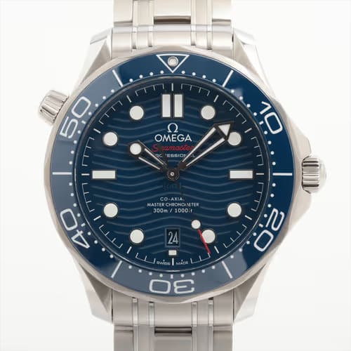 オメガ シーマスター プロフェッショナル ダイバー 300M コーアクシャル マスタークロノメーター 210.30.42.20.03.001 SS AT ブルー文字盤 ABランク