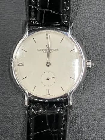ヴァシュロンコンスタンタン パトリモニー 92060/000G WG×社外革 手巻き 白文字盤