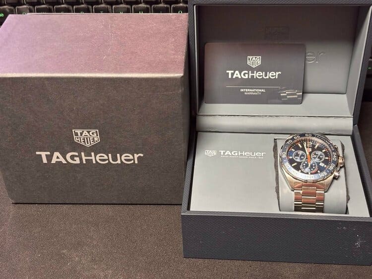 タグ・ホイヤー F1 クロノグラフ 43mm クォーツ ブルー