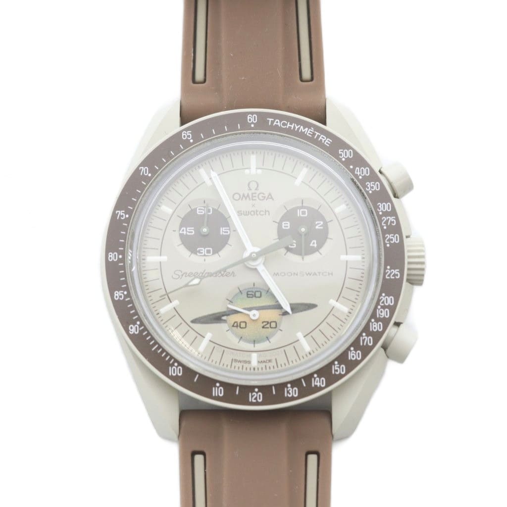 オメガ ×Swatch S033t100 MISSION TO SATURN クォーツ 腕時計