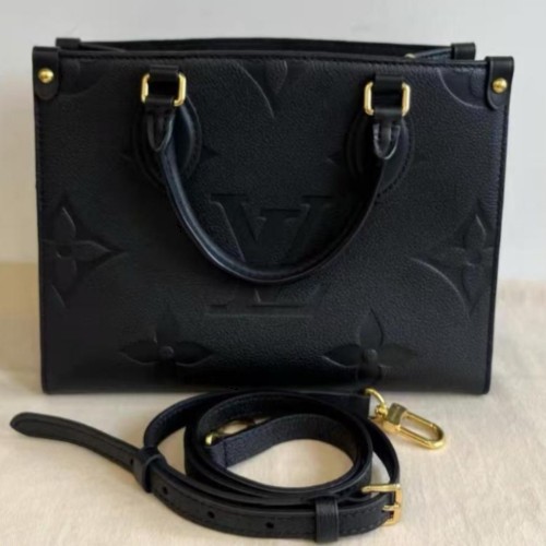 LOUIS VUITTON M45595 オンザゴー MMノワール トートバッグ