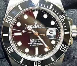 サブマリーナー デイト 41mm ブラック文字盤 SS 126610LN