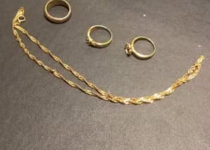 金製ネックレス・リングなど