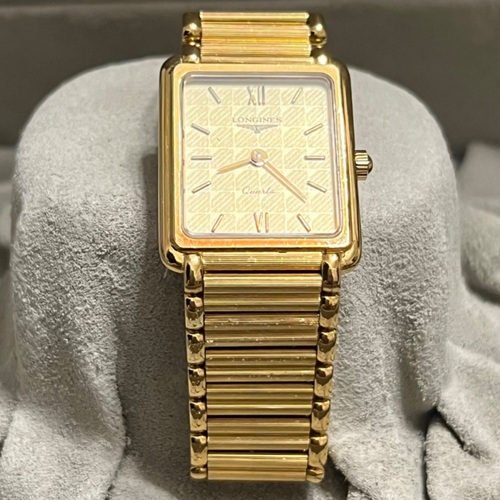 ロンジンレディース18金時計