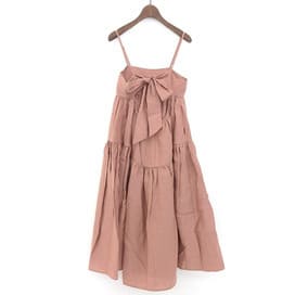 マイランのColor Linen Back Ribbon Dress